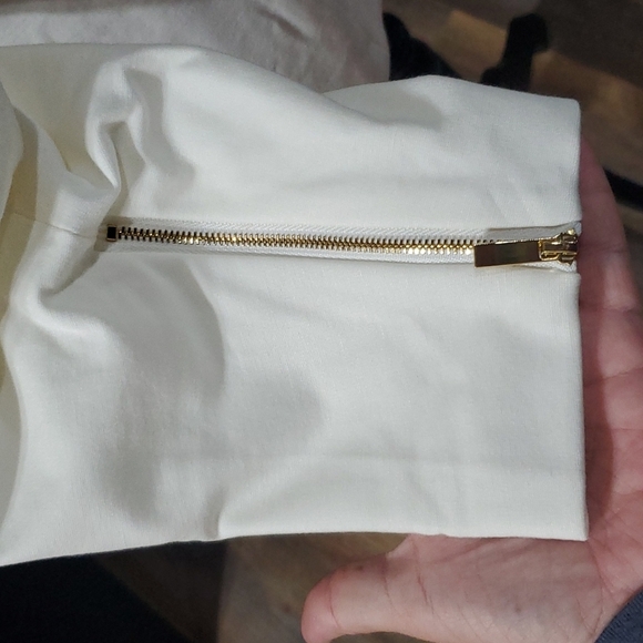 Premise NWT white blazer zipper details sharp - Picture 3 of 8